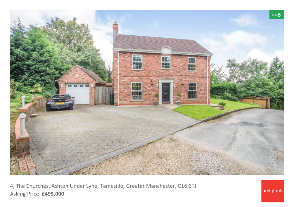 4, the Churches, Ashton Under Lyne, Tameside, Greater Manchester, OL6 6TJ Asking Price £495,000