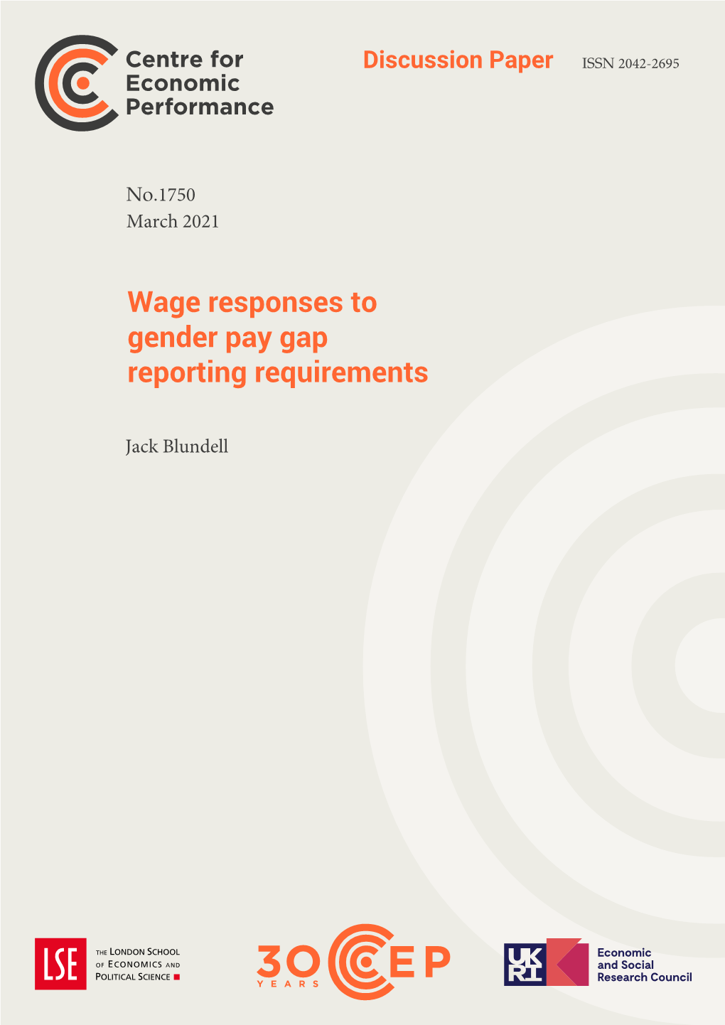 Wage Responses to Gender Pay Gap Reporting Requirements