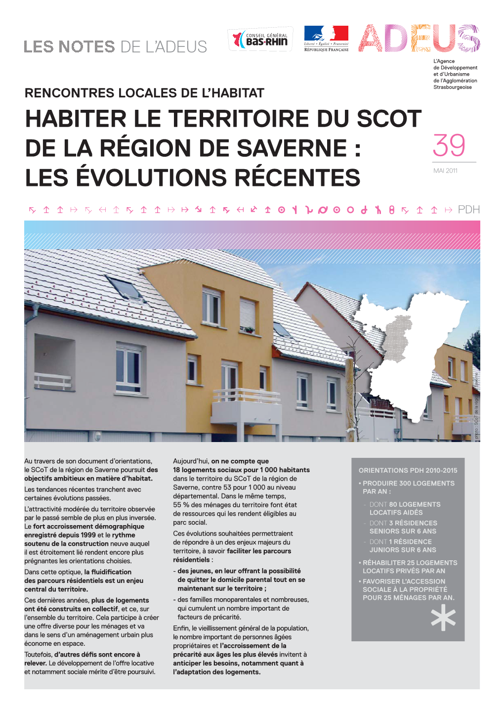 Scot De La Région De Saverne : 39 Les Évolutions Récentes Mai 2011