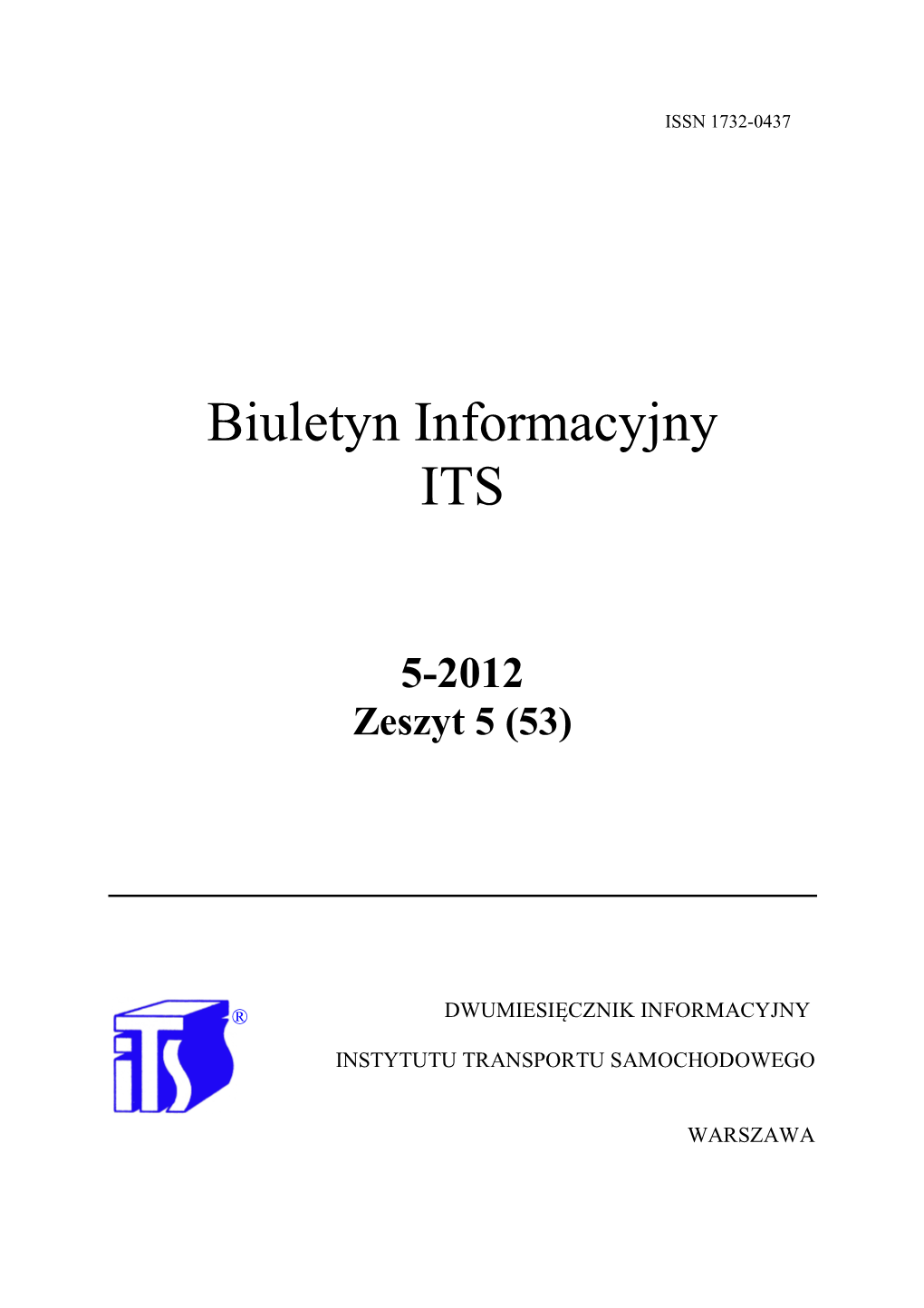Biuletyn Informacyjny ITS