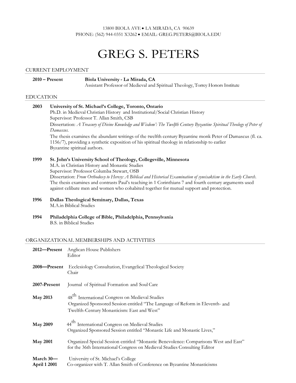 Greg S. Peters