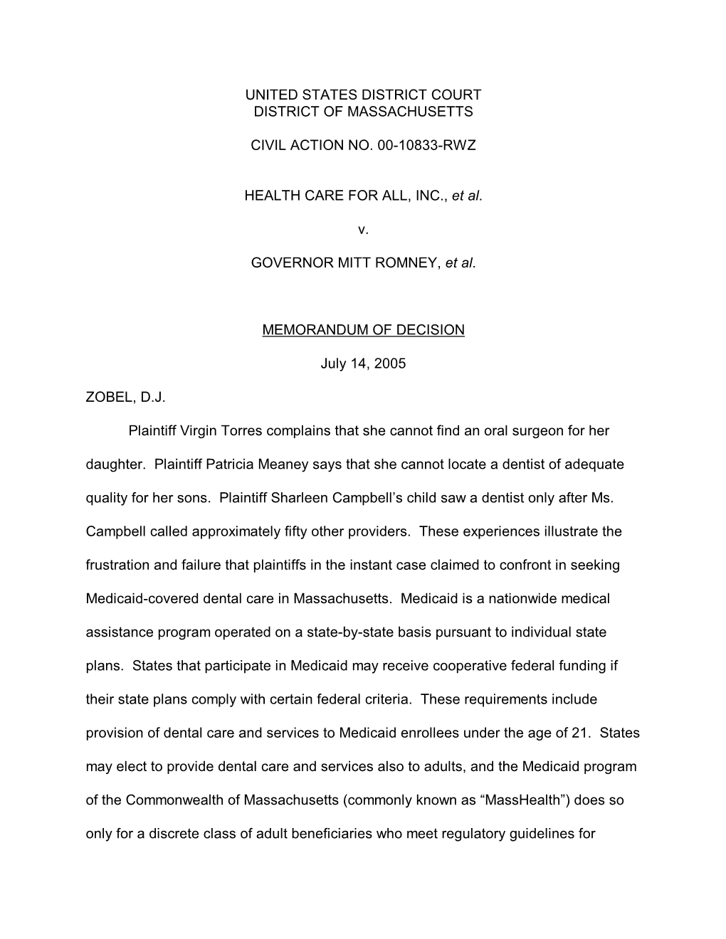 HCFA Dental Decision 72005.Pdf