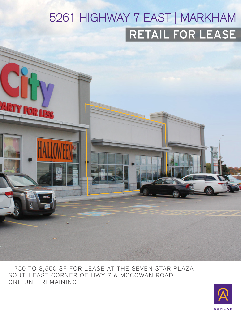 5261 Highway 7 East | Markham Retail for Lease