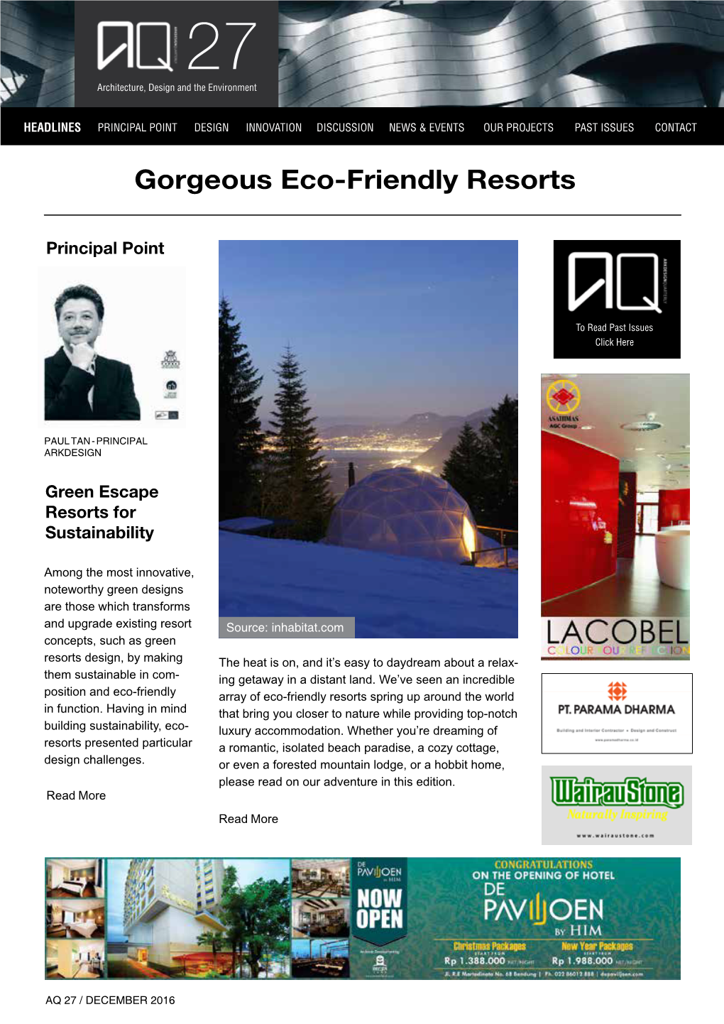 Gorgeous Eco-Friendly Resorts