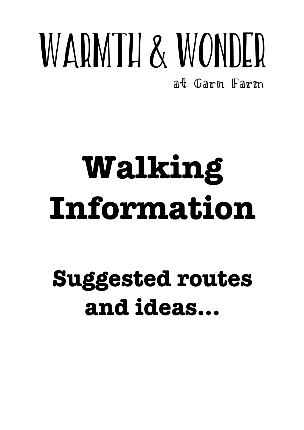 Walking Information