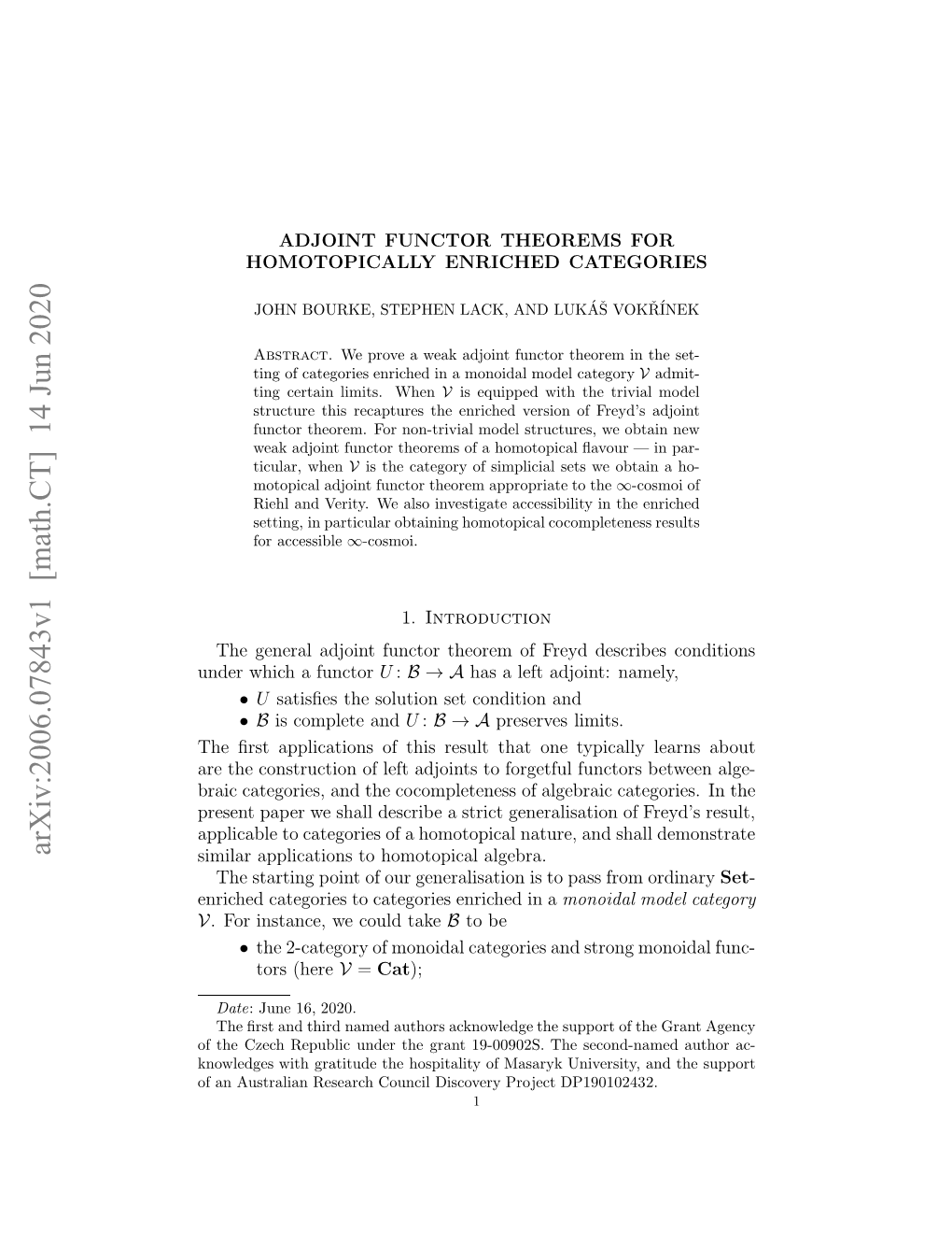 Adjoint Functor Theorems for Homotopically Enriched Categories