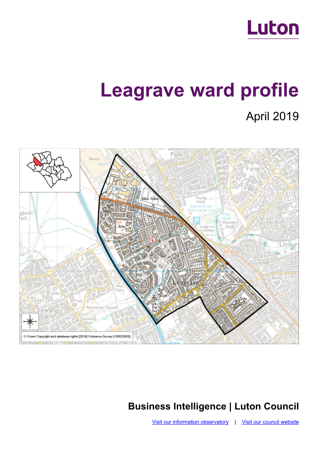 Leagrave Ward Profile April 2019