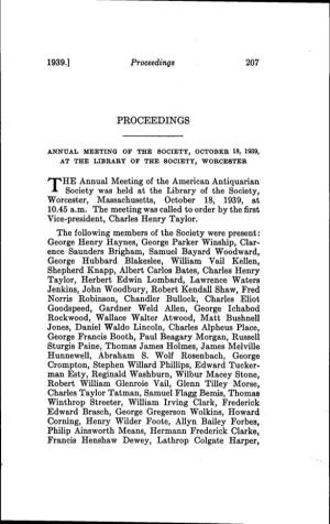 Proceedings 207
