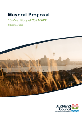Mayoral Proposal for 10-Year Budget 2021-2031 PDF