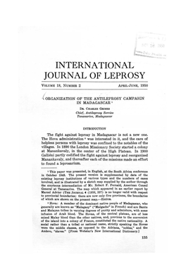 International Journal of Leprosy