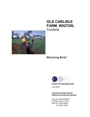 OLD CARLISLE FARM, WIGTON, Cumbria