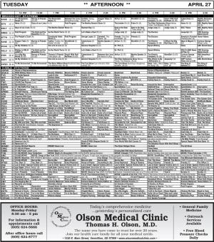 Olson Medical Clinic Services Appointments Call Available (605) 624-5666 Thomas H