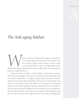 The Anti-Aging Kitchen