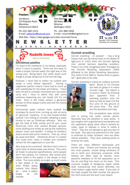 NZ Cornish Association Newsletter