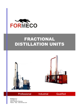Brochure Fractional Distillation Units GB