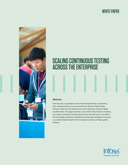 Scaling Continuous Testing Across the Enterprise