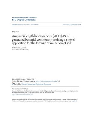 Amplicon Length Heterogeneity