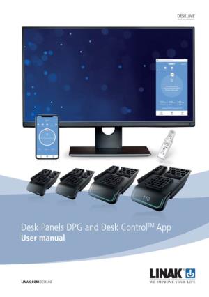 Desk Panels DPG and Desk Controltm App User Manual