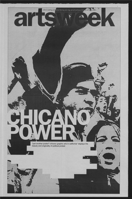 Just Another Poster? Chicano Graphic Arts in California” Displays the Beauty and Originality of Political Protest 2A Thursday, January 18,2001 Daily Nexus