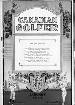 Canadian Golfer, January, 1928