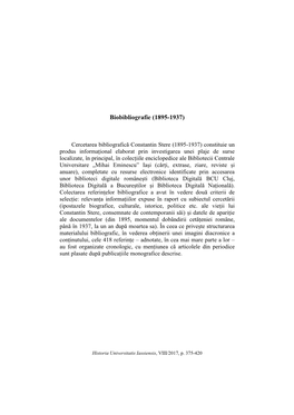 Biobibliografie (1895-1937)