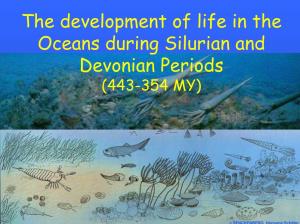 The Development of Life in the Oceans During Silurian and Devonian Periods