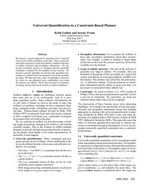 Universal Quantification in a Constraint-Based Planner