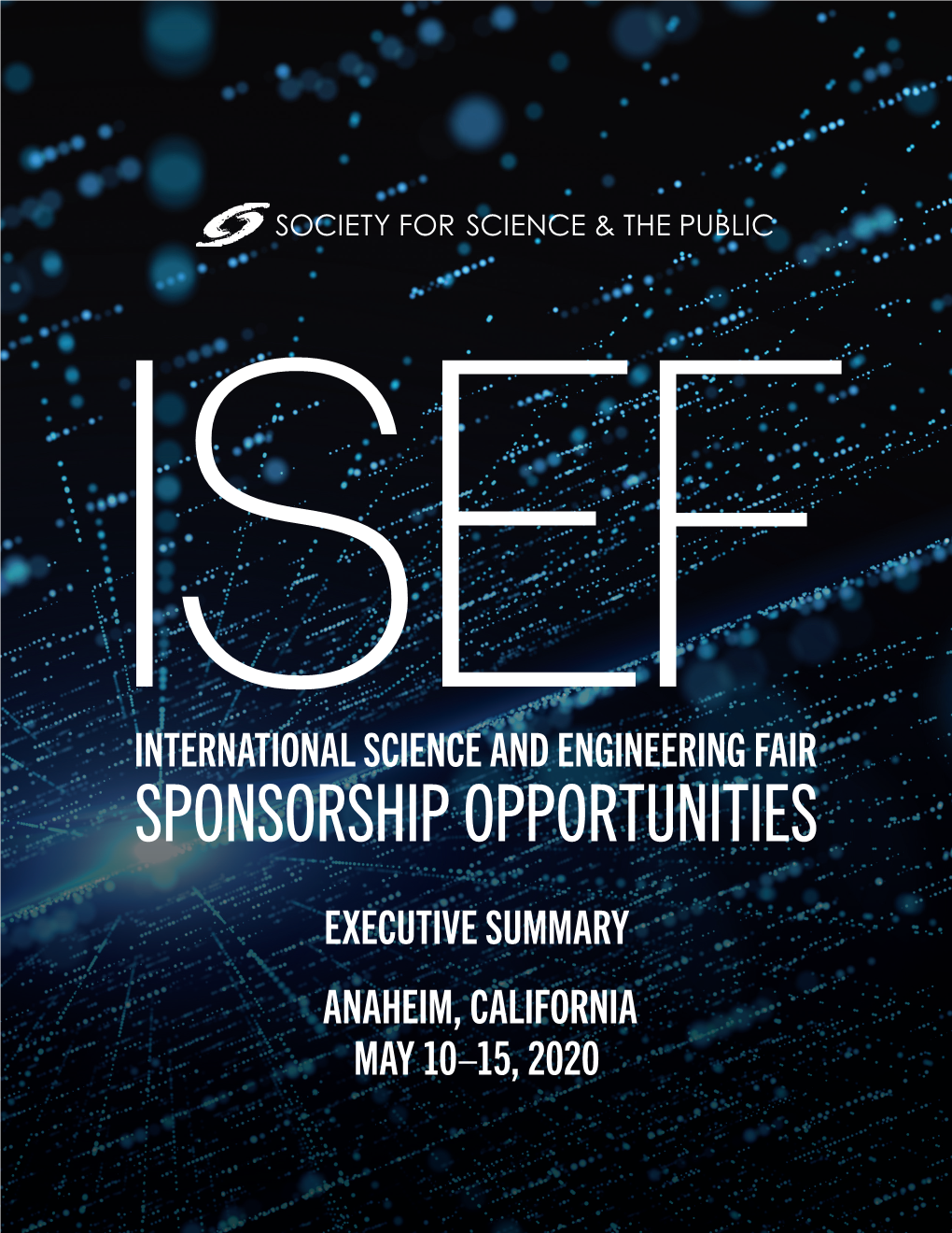 International Science and Engineering Fair Sponsorship Opportunities