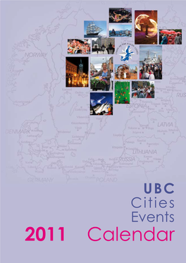 2011 Calendar UBC Cities Events Calendar 2011 Dear UBC Friends