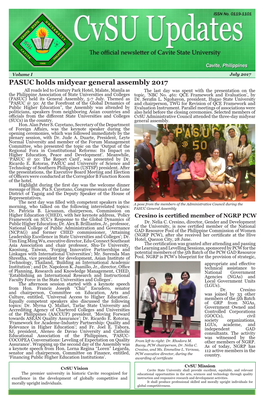 PASUC Holds Midyear General Assembly