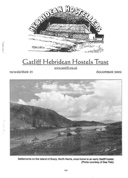 Hebridean Hostellers Newsletter No 35