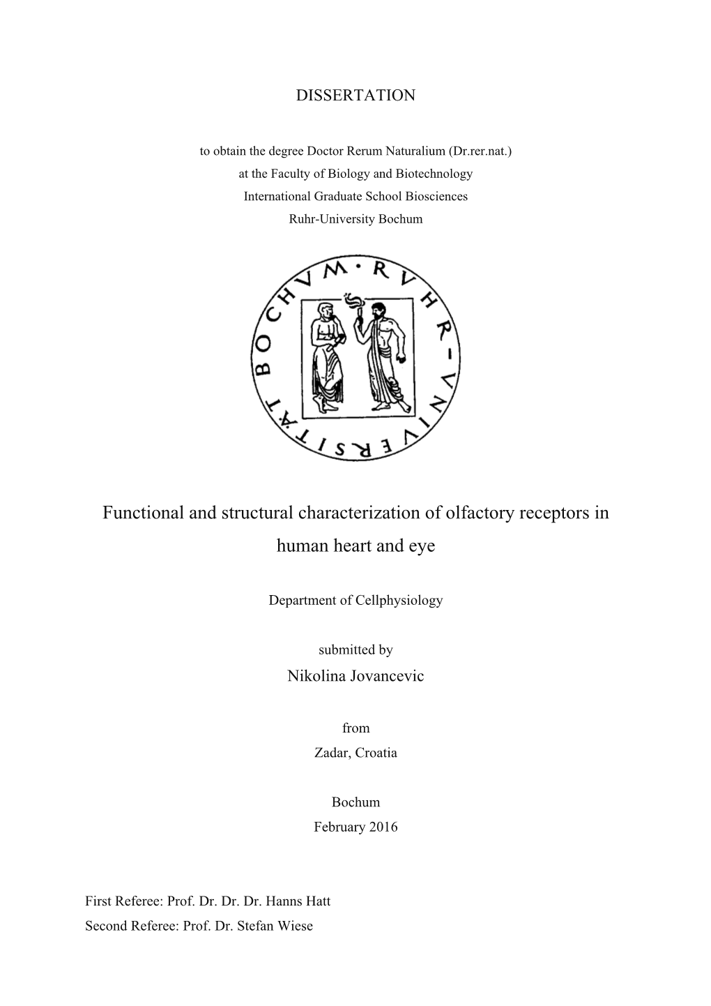 Functional and Structural Characterization of Olfactory Receptors in Human Heart and Eye