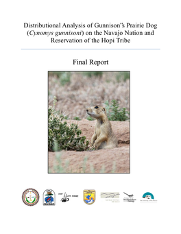 Distributional Analysis of Gunnison's Prairie Dog (Cynomys Gunnisoni