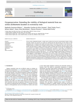 (Echinometra Lucunter) in Ecotoxicity Tests