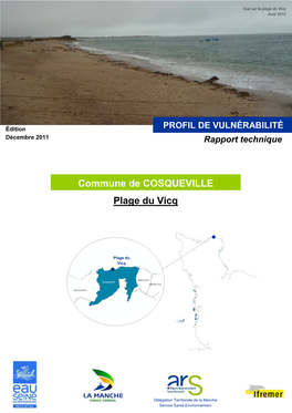 Plage Du Vicq Commune De COSQUEVILLE