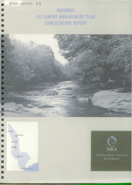 Rhymney Catchment Management Plan Consultation Report
