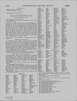 1928 Congressional Record-House '