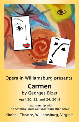 Carmen by Georges Bizet