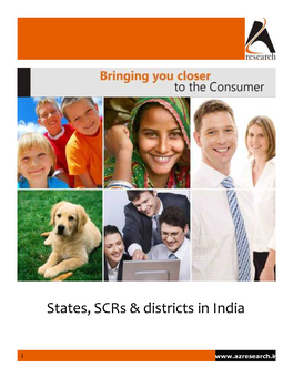 States, Scrs & Districts in India