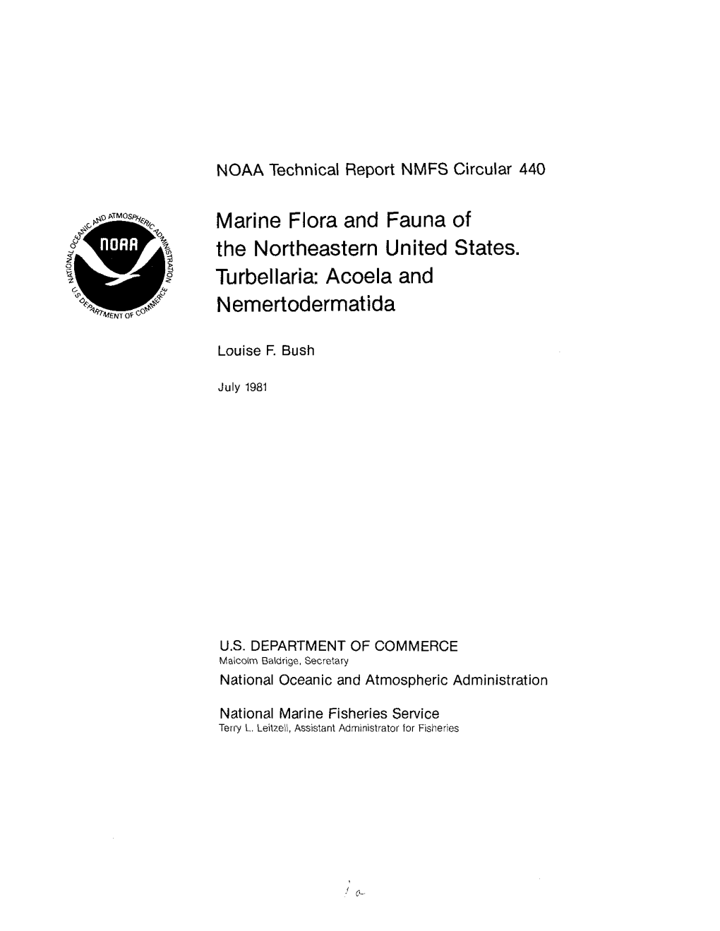 Marine Flora and Fauna of the Northeastern United States