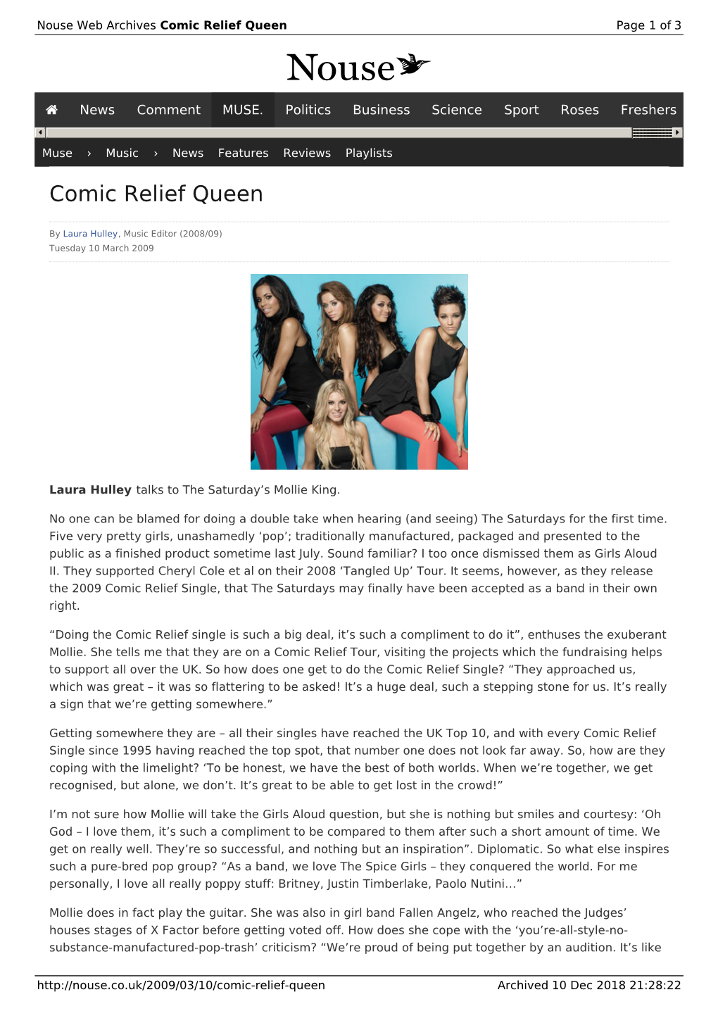 Comic Relief Queen | Nouse