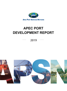 APEC Port Development Report 2019