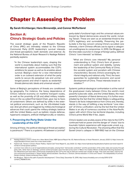 Chapter I: Assessing the Problem