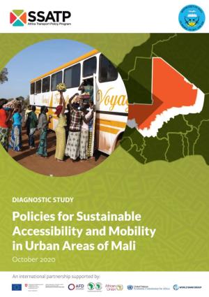 Policies for Sustainable Mobility and Accessibility in Cities of Mali