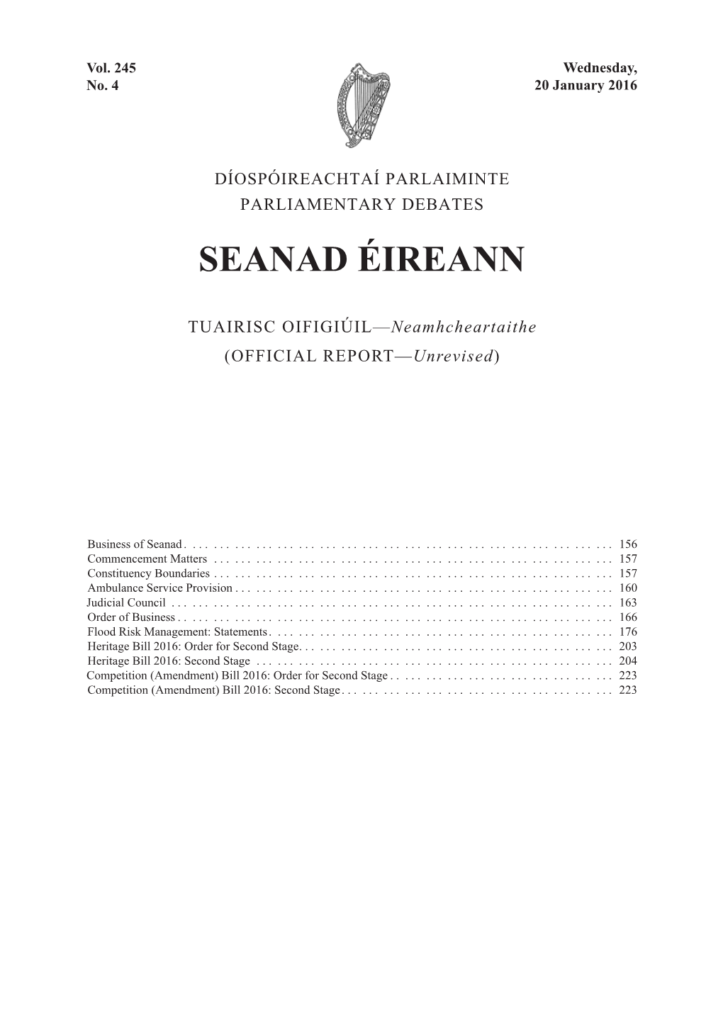 Seanad Éireann