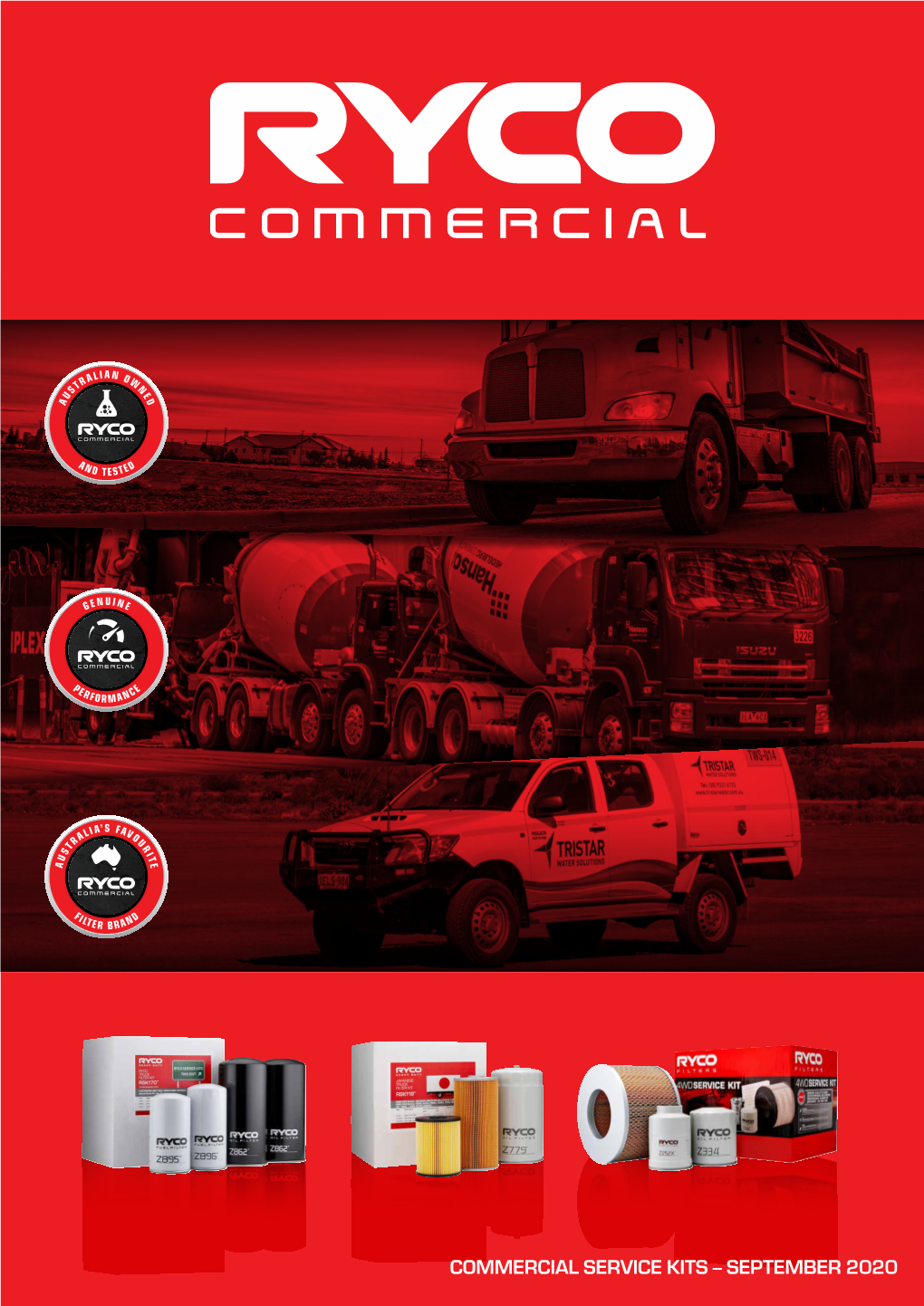 See the Latest Ryco Commercial Service Kit Catalog