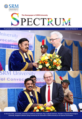 The Newspaper of SRM University