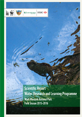 Scientific Report Water Research and Learning Programme Wadi Wurayah National Park Field Season 2015–2016 EWS-WWF