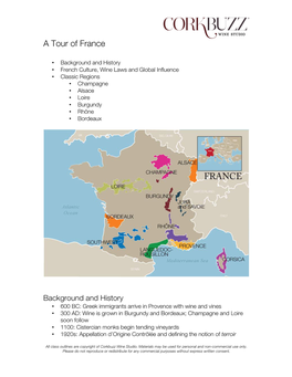 A Tour of France Class Outline