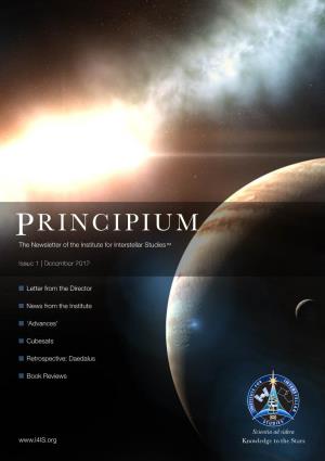 Principium and Keep an Eye on the Interstellar Societies Tend to Encourage